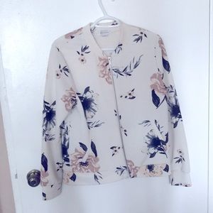 Stylish floral sweater